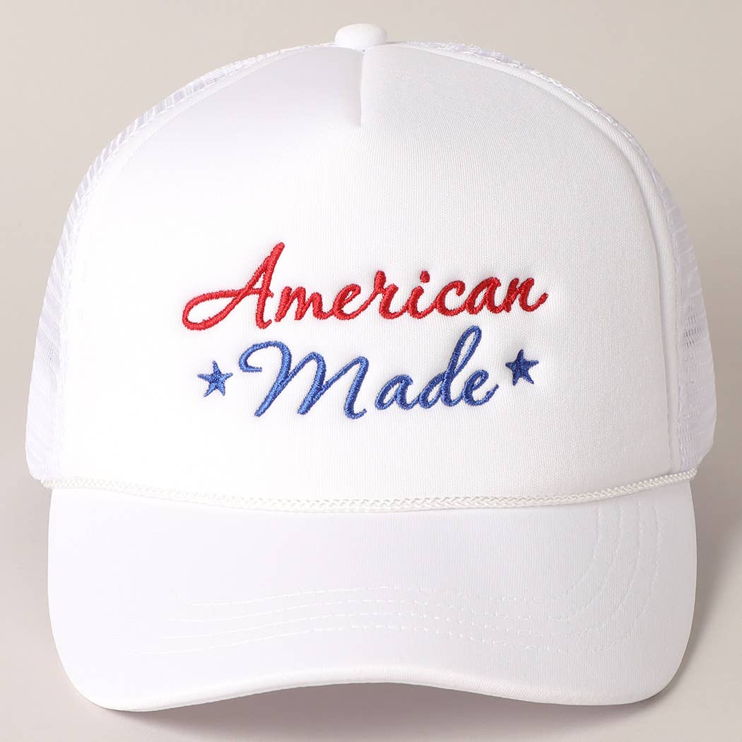 Fashion City - American Made Embroidery Mesh Back Trucker Hat