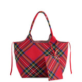 Shiraleah - ROBBIE PLAID TOTE
