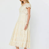 Current Air - Eyelet Embroidered Maxi Dress