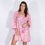 The Royal Standard - Turtle Cove Cover-up   Pink/Orange -Asst.