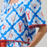 Sugarlips - Lobster Bay Durmy Bell Sleeve Top