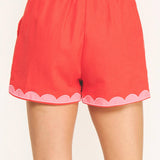 Strut & Bolt - Contrast Embroidery Shorts