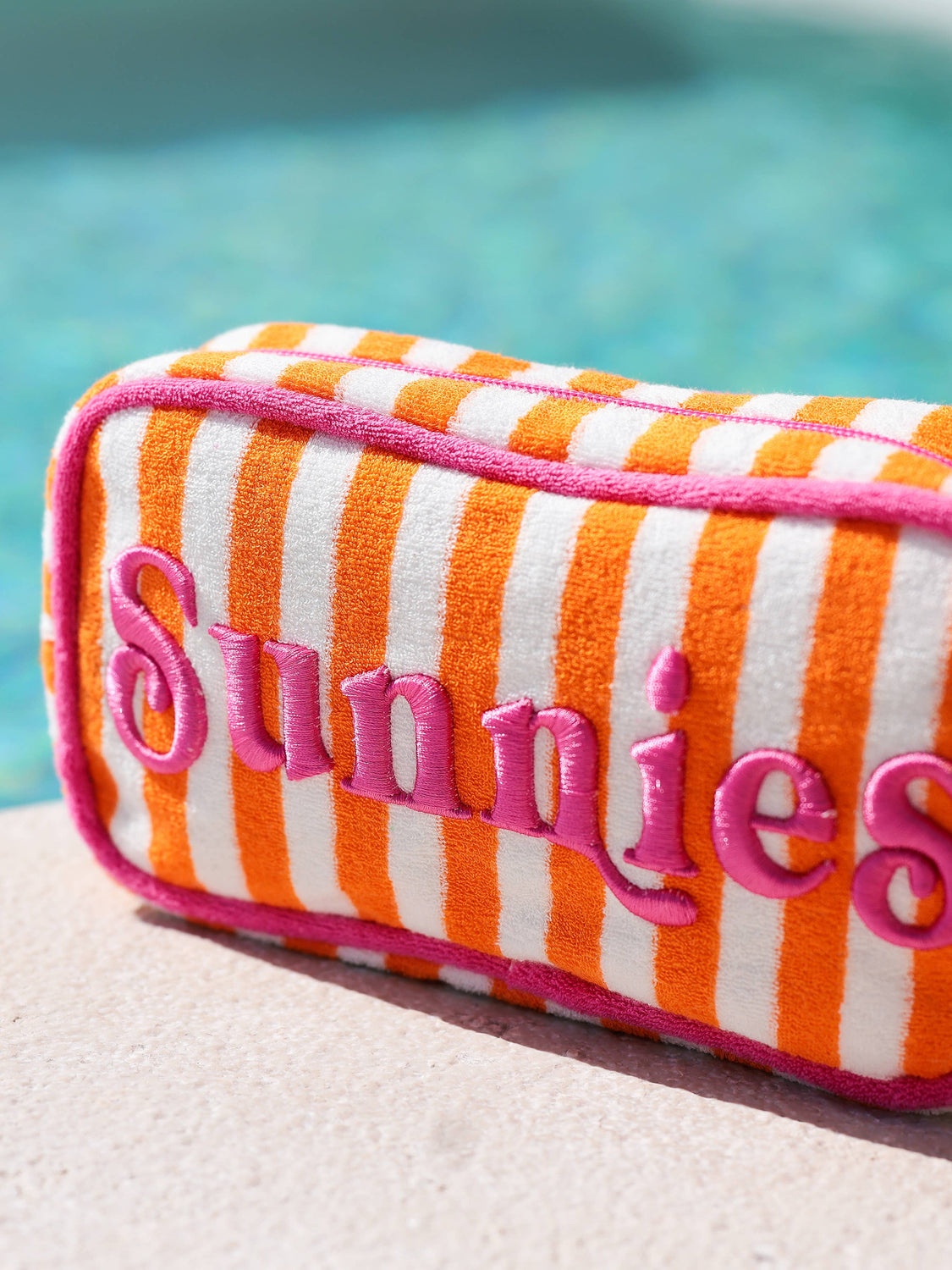 Shiraleah - CABANA "SUNNIES" SMALL ZIP POUCH