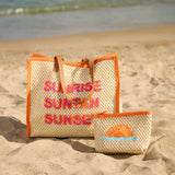 Shiraleah - SUNRISE ZIP POUCH,NATURAL