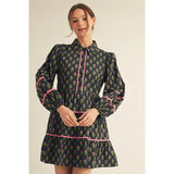 STYLE USA -  Floral Tiered Dress