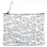 Anju Jewelry - Block-Printed Canvas Zipper Pouch