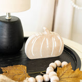 Adams & Co. - 60296 - 5x4 wood chunky shape PUMPKIN FALL AUTUMN Decor