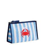 Shiraleah - CRAB & ROSÉ ZIP POUCH,BLUE