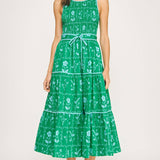 Strut & Bolt - Floral Print Smocked Midi Dress