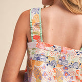 &MERCI - EXCLUSIVE FLORAL PRT TIE SHOULDER TOP SHORTS SET MPST4660