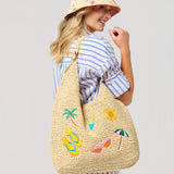 Shiraleah - CABANA SLOUCHY TOTE,NATURAL