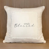 Second Nature by Hand - Simply blessed Pillow Cover