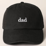 Fashion City - Father's Day Baseball Cap With Dad Text Embroidery