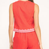 Strut & Bolt - Contrast Embroidery Shorts