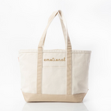 Medium Classic tote embroidered