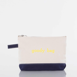 Classic makeup bag embroidered
