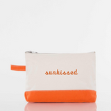 Classic makeup bag embroidered