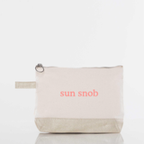 Classic makeup bag embroidered