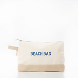 Classic makeup bag embroidered