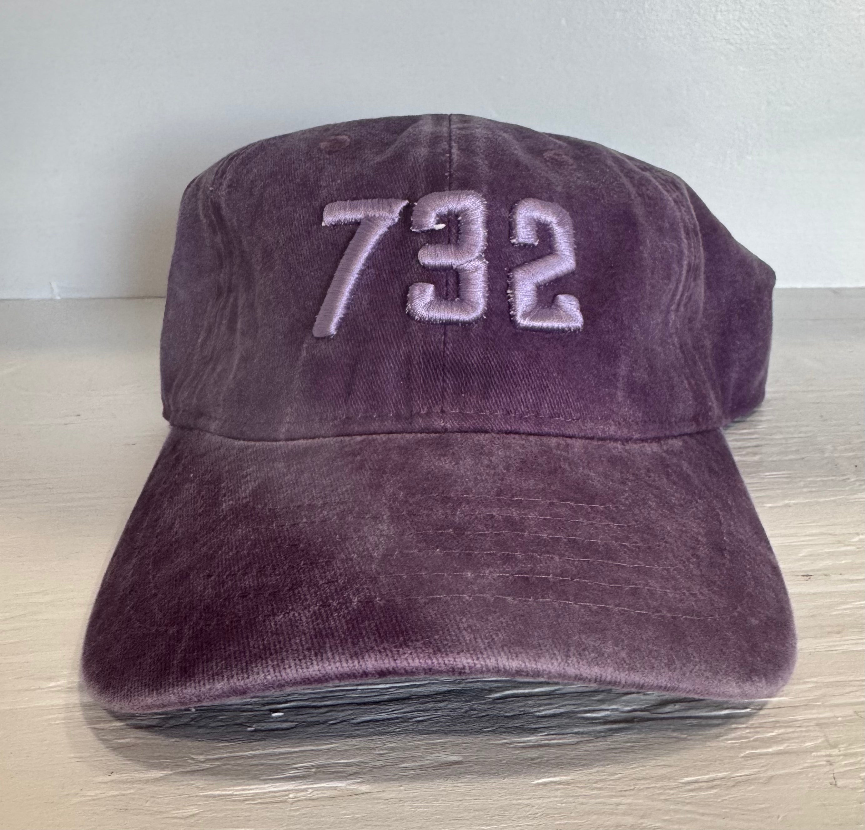 732 Raised embroidered hat