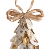 Gold Oyster Tree Light-Up Ornament