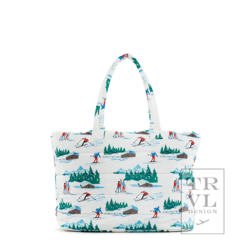 Puffer Totebag Hit the Slopes