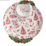 Good Tidings Toile Chip & Dip