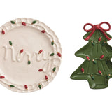 Merry & Tree Platter Set