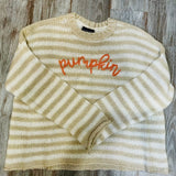 Pumpkin Striped Crew
