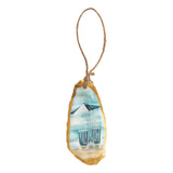 Beach Chairs Oyster Beach Scene Ornament
