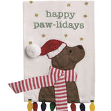 PAWLIDAY XMAS PET DANGLE TOWEL
