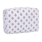 Cabana large clear coat travel cosmetic case