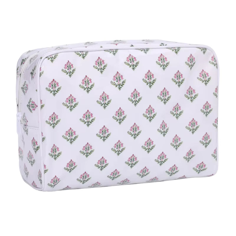 Cabana large clear coat travel cosmetic case