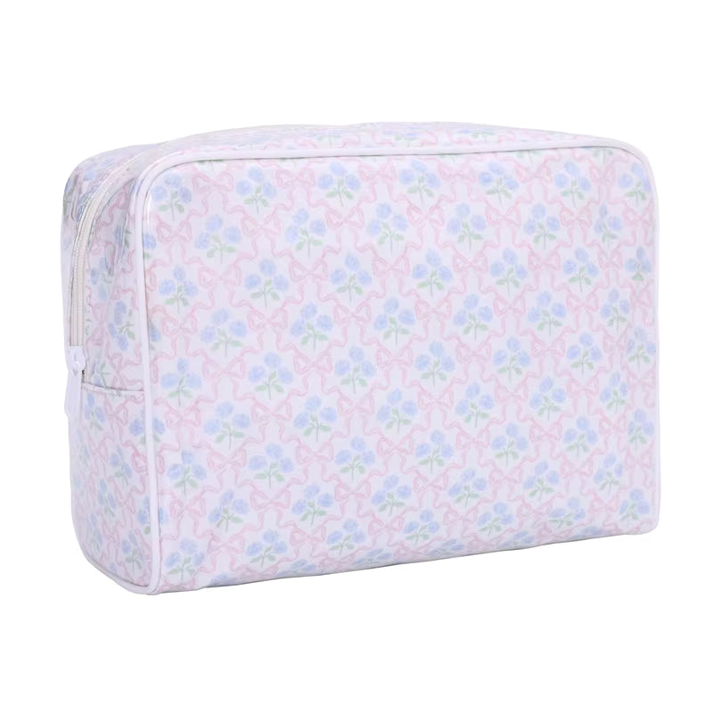 Cabana large clear coat travel cosmetic case