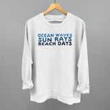 Ocean Waves, Sun Rays, Beach Days