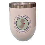 Life is good on the Jersey Shore insulated wineglass