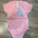 Jersey Girl Mermaid Onesie – Pink / Aqua Tail