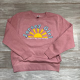Jersey Girl Always At The Beach - Youth - Chenille- mauve