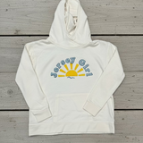 Jersey Girl w Sun Hooded Chenille Sweatshirt