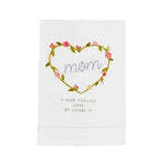 Mom embroidered hand towel