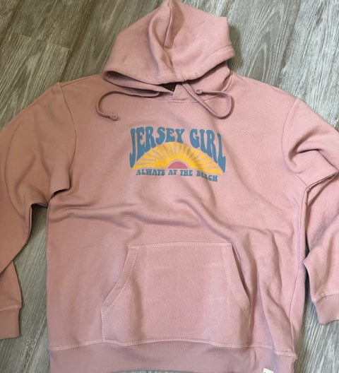 Jersey Girl Always at the Beach Hoodie Sweatshirt
