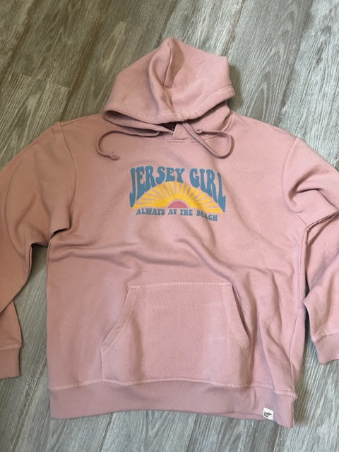Jersey Girl Always at the Beach Hoodie Sweatshirt