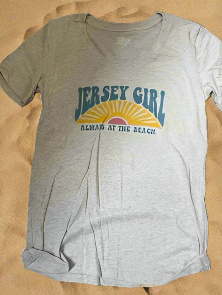 Jersey Girl Always at the Beach Tee