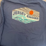 Mens/Unisex Long Sleeve Tee Jersey Shore