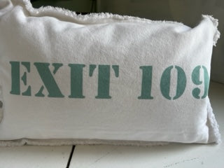 12 x 18 Exit 109 Canvas Pillow