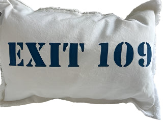 12 x 18 Exit 109 Canvas Pillow