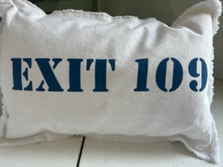 12 x 18 Exit 109 Canvas Pillow