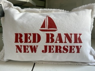 12 x 18 Red Bank Sailboat Pillow