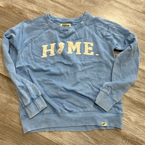 Ladies Home. Crew Sweatshirt Light Blue