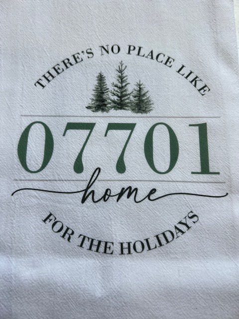 Porter Lane Home - 07701 Home for the holidays Tea Towel